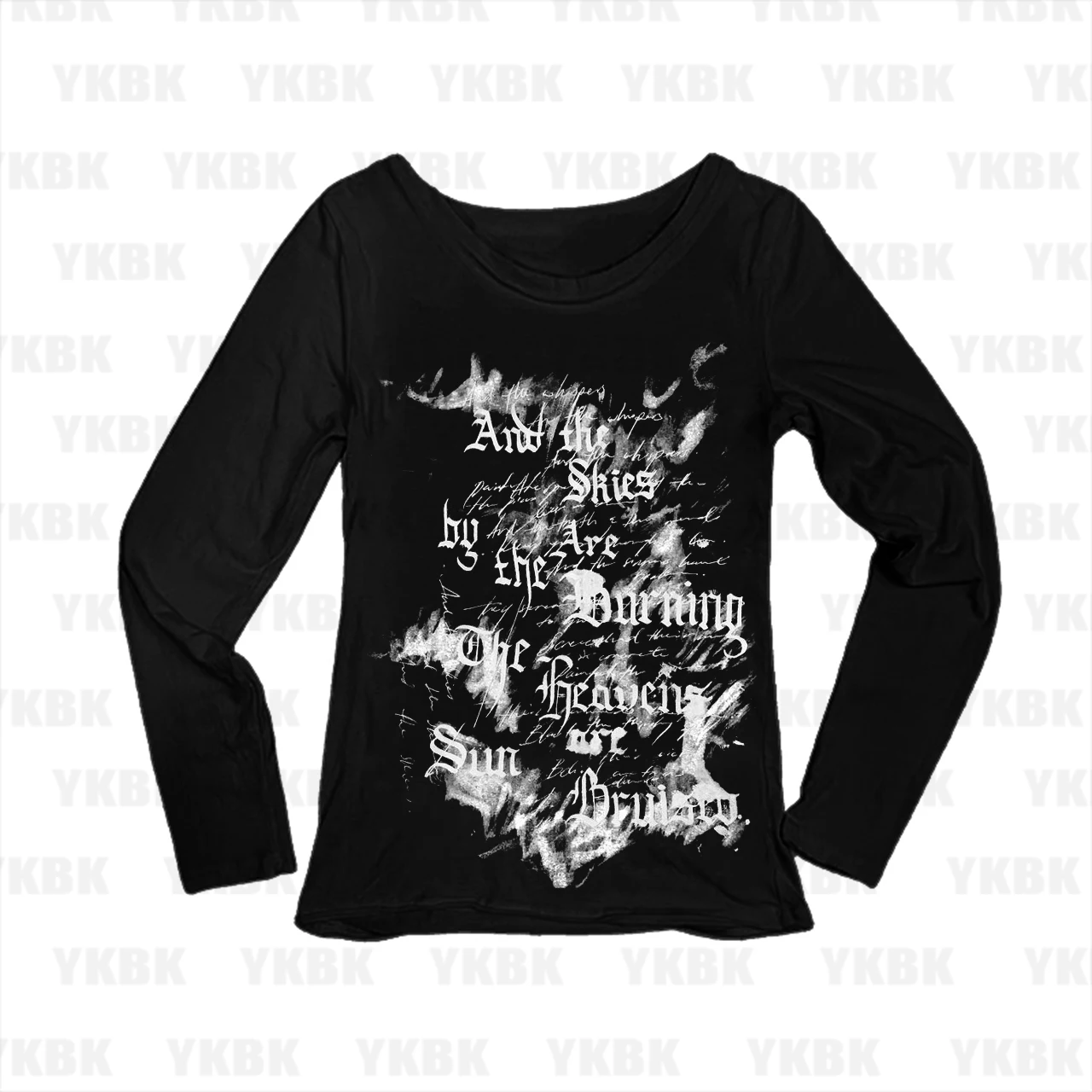 Vintage Y2K Women Long Sleeve Tee Curved Letter Positive Quote Graphic Slim Aesthetic Fitted Casual Top