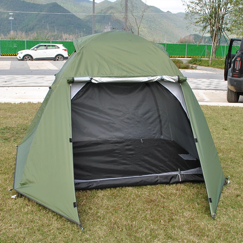 Waterproof Outdoor Camping Tents with Mesh, Tent with Rainfly, 2 Layers, 4 Seasons, PU4000, Silver Coating, Nice Ventilation