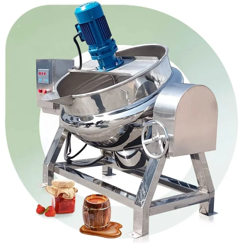 Hot SalesBoiler Sugar Caramel Sauce Cooker Tilt Blender Cooking Steam Pot Blender Jacket Kettle