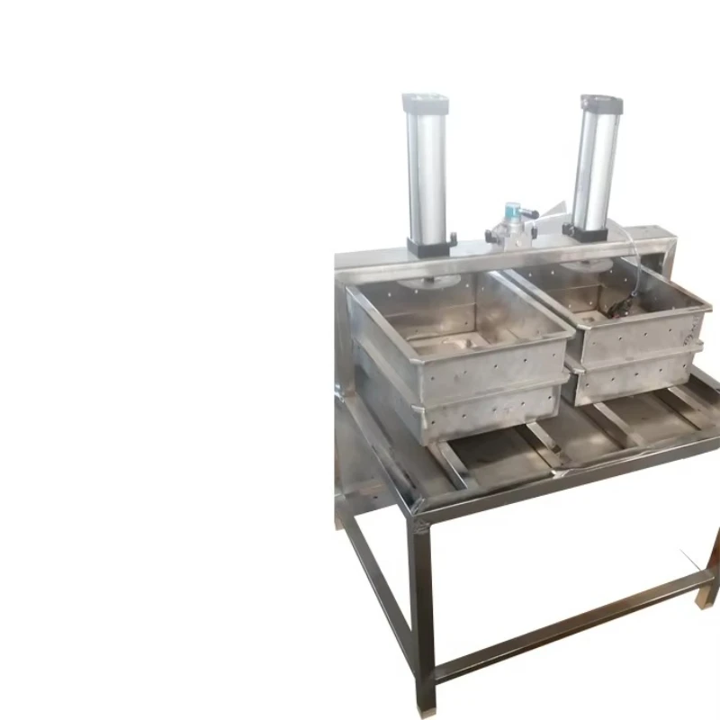 

Hygienic cheese machine, cheese press for cheese processing