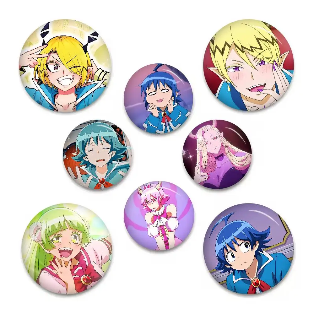 W-Welcome To Demon School! Iruma-Kun Cute Series Pins Funny Badge Interesting Cartoon Animals Brooches Backpack Clothes Gift