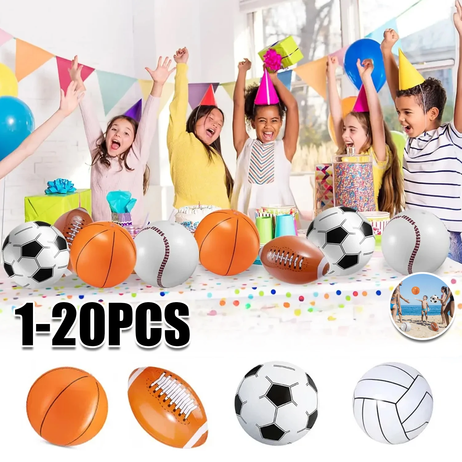 Basketball Arcade Game - Şişme Plaj Topu Futbol Beyzbol Rugby