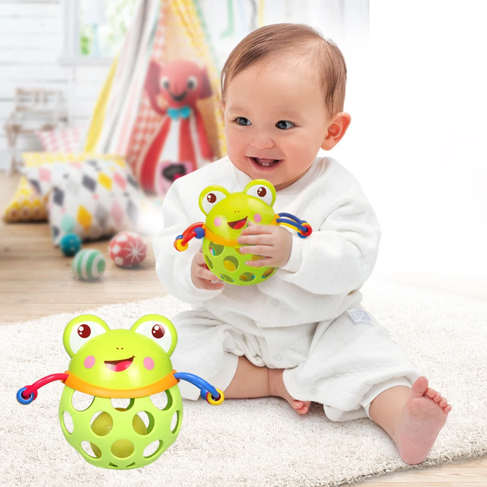 Baby Entwicklung Spielzeug 0 6 12 Monate sensorische Baby Beißring Rassel pädagogische Babys pielzeug weiche Beiß spielzeug Spiele für Babys 1 Jahr