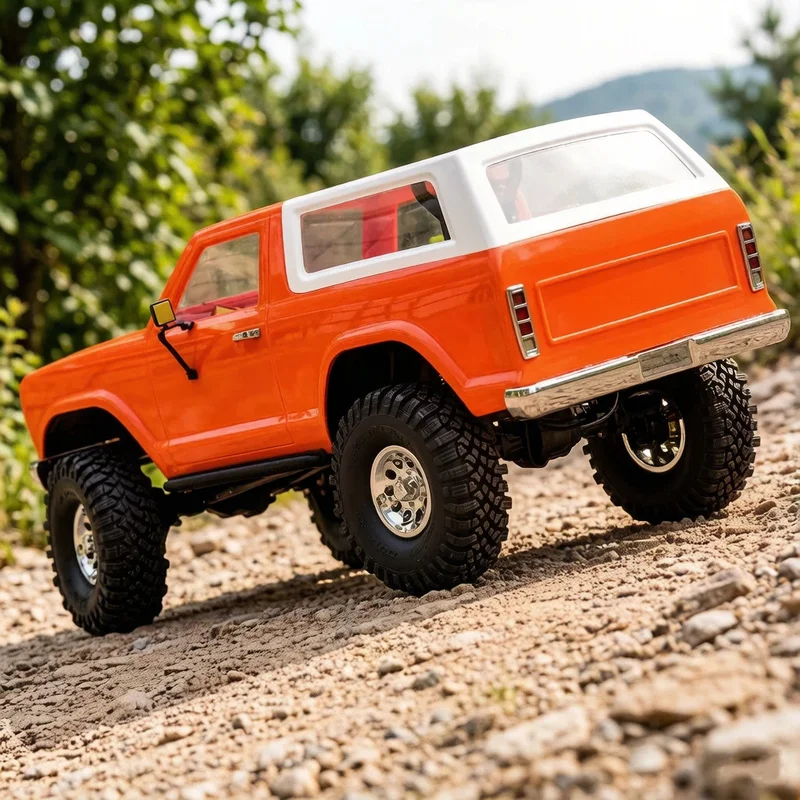 

Hot 1/10 CROSSRC AT4 PRO 4WD RC EMO Professional Crawler Car Remote Control Off-road Two-Speed Climbing Vehicle Toy Model Gifts