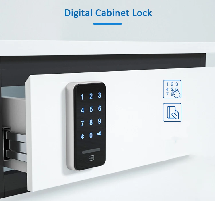 Touch Numerische Tastatur Passwort RFID Karte Schlüssel Digitale Elektronische Schrank Spind Schloss Großhandel – Detail 1