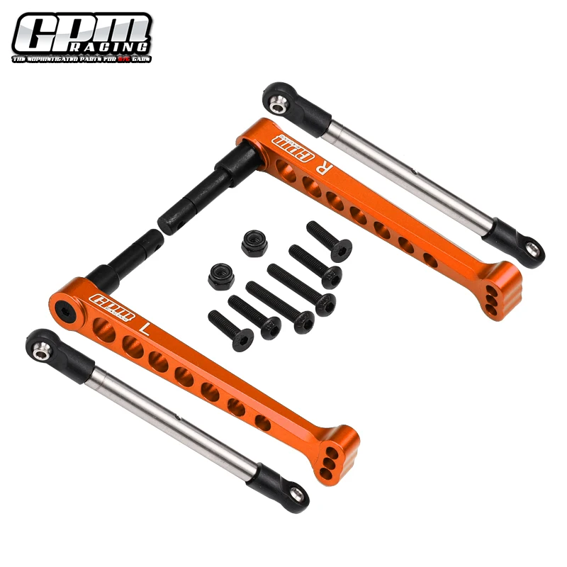 GPM 1/10 Lasernut Tenacity Ultra 4 ALUMINIUM HINTERE SWAY BAR & EDELSTAHLVERBINDUNG