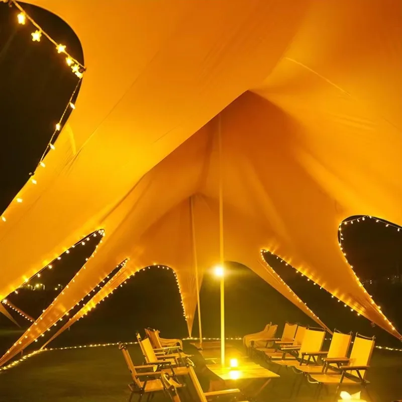 2026   1200D Fabric Big Size Outdoor Camping Large Tarp Sunshade Tent For Party image 6
