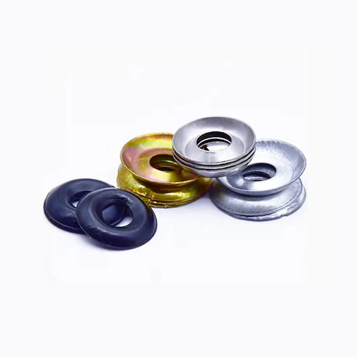 

Fish Eye Gasket Self Tapping Rivet Screw Countersunk Hole Hollow Bowl Shaped Decorative Concave Convex Circular Gasket