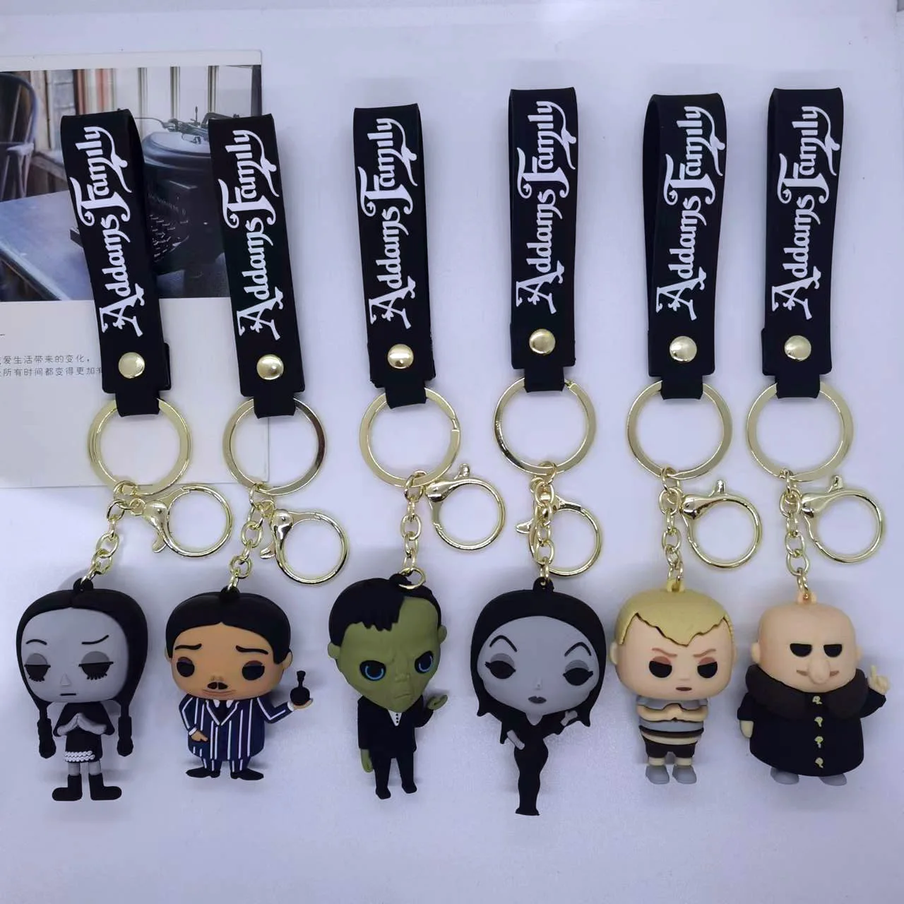 

New Creative Cartoon Doll Adam's Keychain Bag Car Keychain Accessories Wholesale Toys Anime Cartoon Frind Kawaii Cute