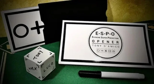 

E.S.P.O. (Extreme Super Prediction Opener) by Tony D'Amico and Luca Volpe - Magic tricks (Instant Download)