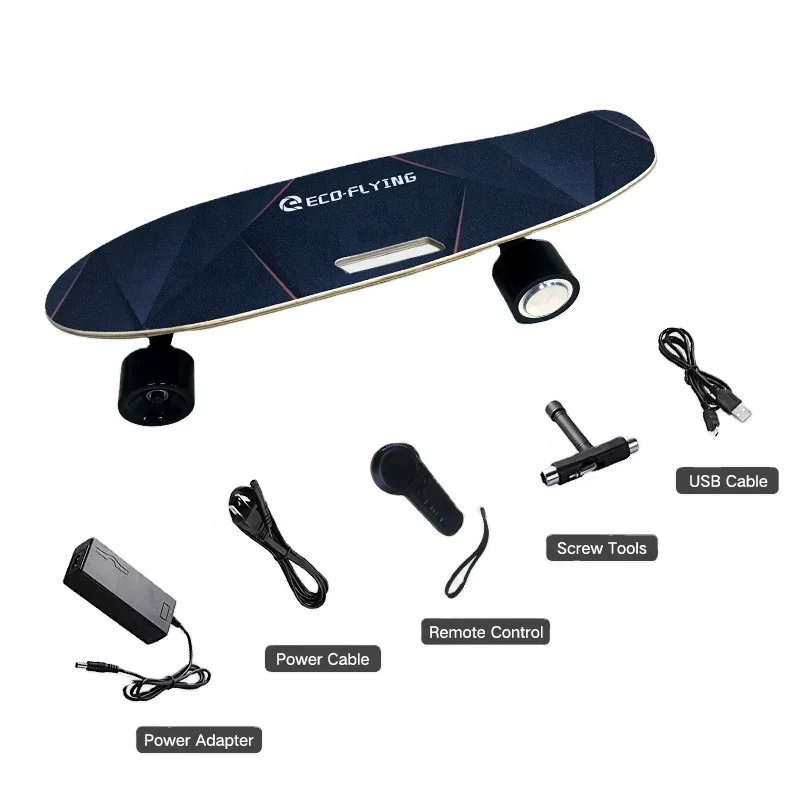 4 Wheel Electric Skateboard for Adults Small Fish Plate Boosted Electric Skate Board Remote Control Electric Skateboard