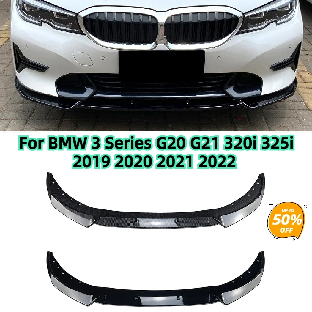 

Спойлер на передний бампер автомобиля для BMW 3 серии G20 G21 320i 325i 2019 2020 2021 2022, передний сплиттер, подбородок, комплект кузова, модификация