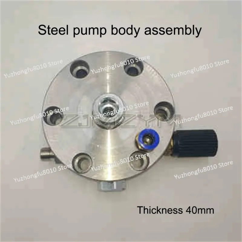 Steel Pump Body Assembly Spray Coating Machine Diaphragm Pump Head Body Assembly Airless Sprayer Parts Diaphragm Pump Body