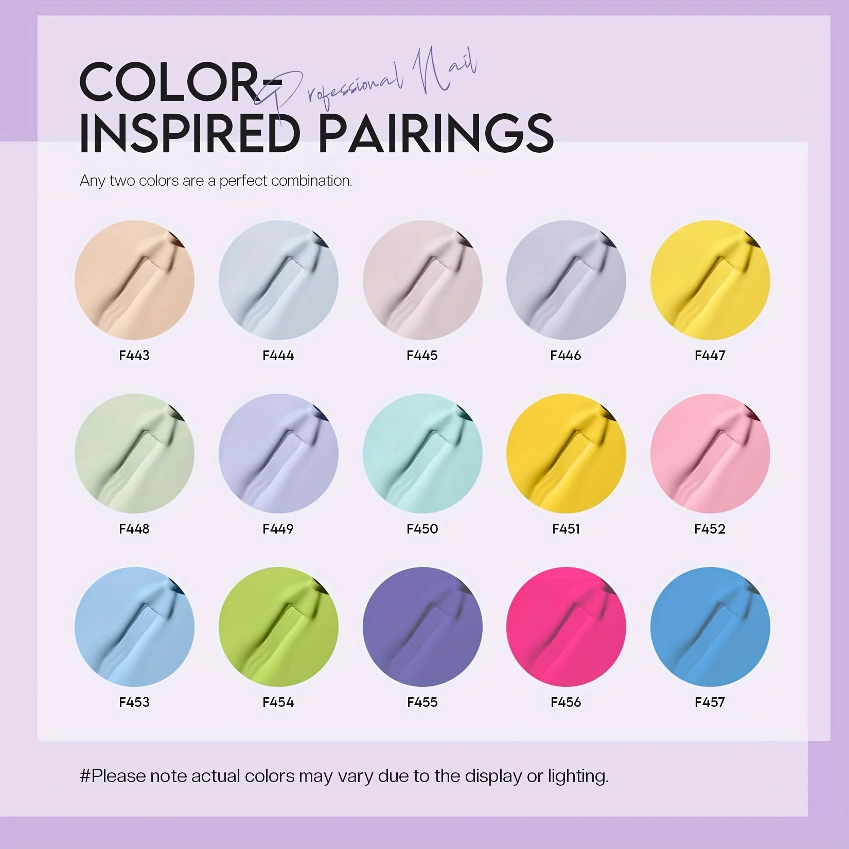 Morovan 15 Color Nail Polish Set：Air dry Regular Quick dry Nail Polish Pack 0.25oz Spring Summer Nail Polish Kit Gift for Women