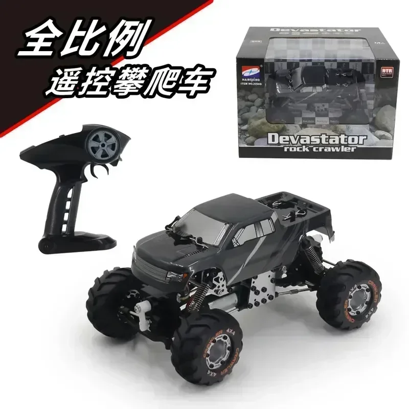 

Hot High Battery 2.4g Full Proportion Four-wheel Drive Metal Remote Control Climbing Car Electric Car Model Toy Children's Gift