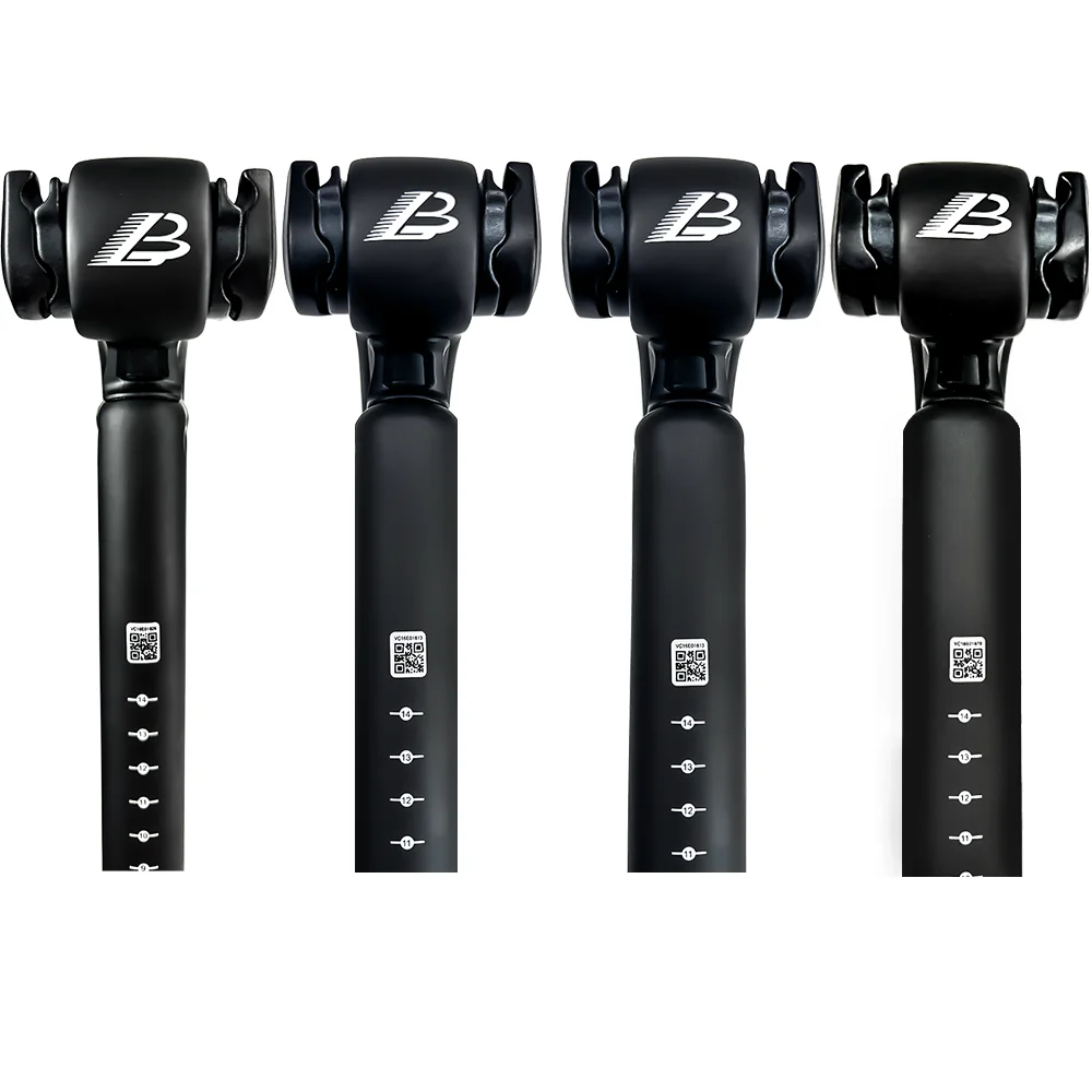 BALUGOEU MTB Sattelstütze aus Carbon mit Stoßdämpfung, Leichtgewicht, 25mm Offset, für Rennräder und Mountainbikes – Detail 13