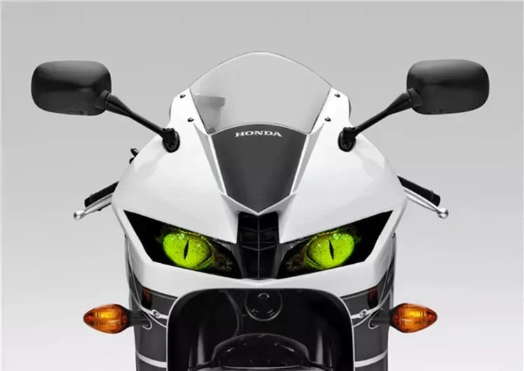 FOR HONDA CBR600RR F5 2008-2012 09 10 11 Motorcycle Accessories Front Fairing Headlight Sticker Guard Sticker CBR 600 RR -4 MOTO