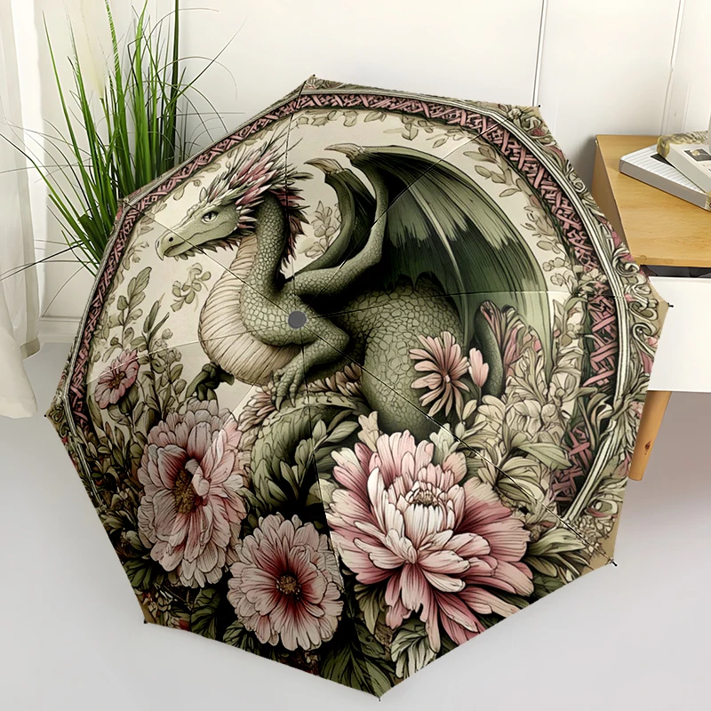 

Animal Pattern Automatic Folding Umbrella - Compact 8-rib Design, Durable for Outdoor Daily Use, A Perfect Gift for Friends