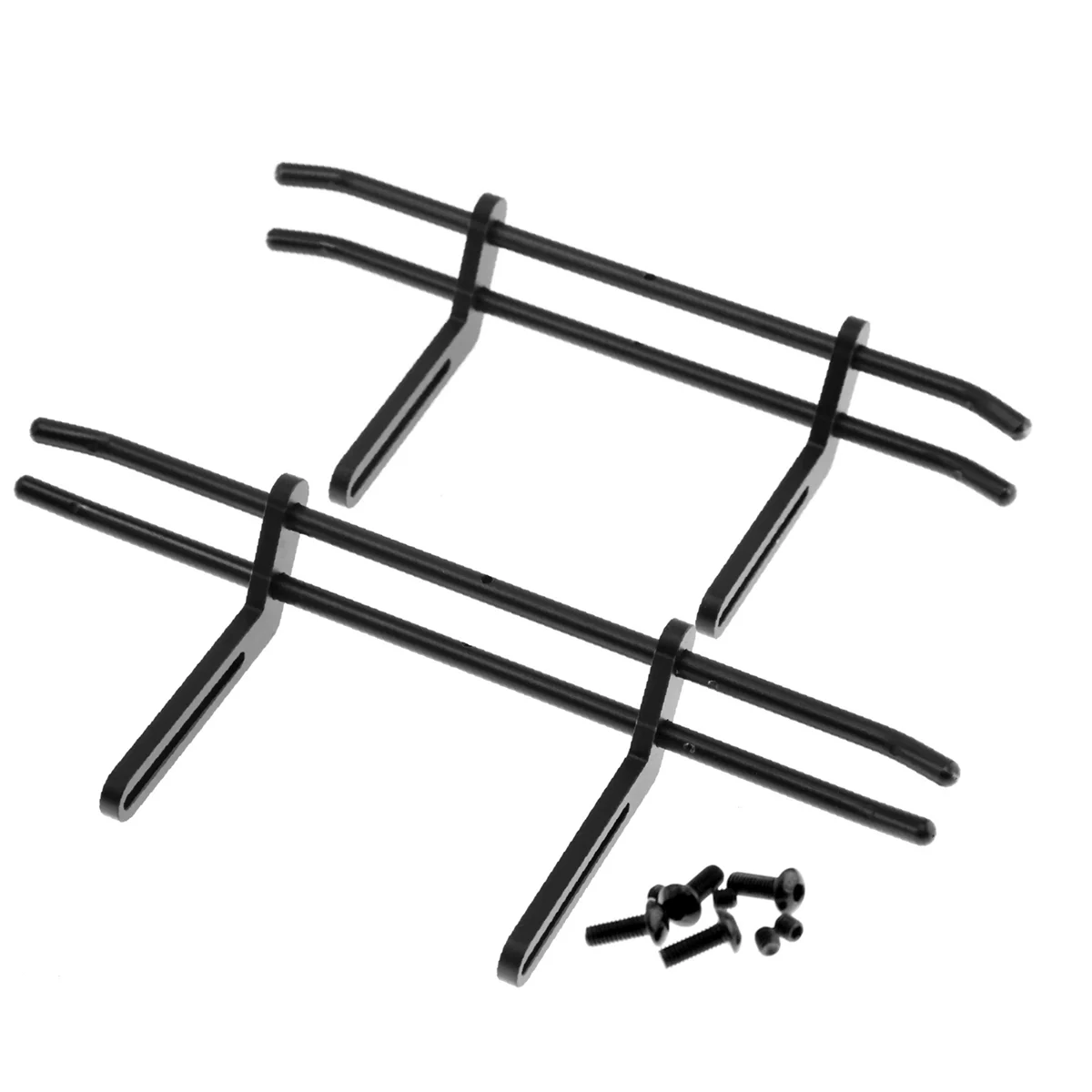 

Металлический передний задний бампер A17I для 1/10 RC Crawler Axial TRX4 SCX10 90046 90047, обновленные детали, черный