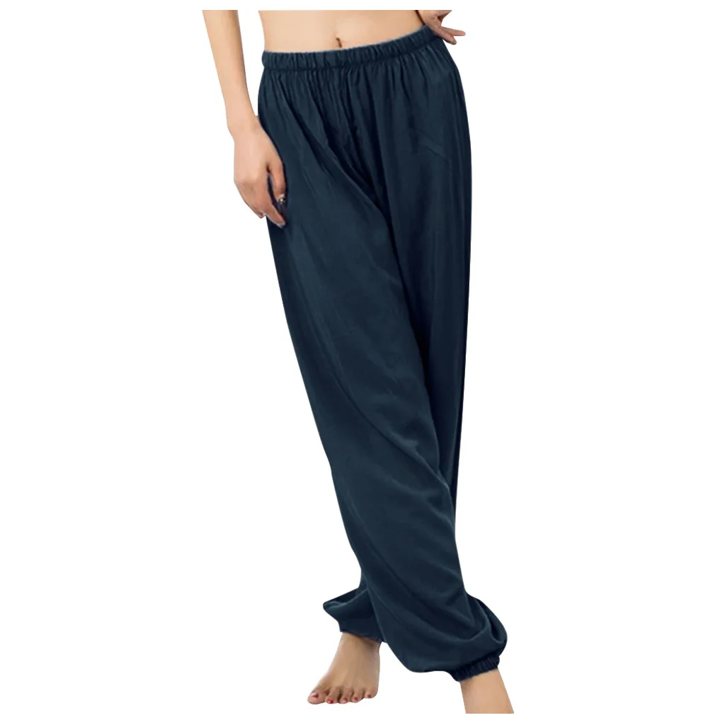 Pantalones informales de gasa para mujer, pantalón holgado y cómodo, moda de otoño, novedad