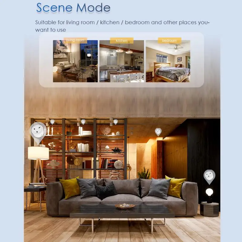 CORUI Tuya WIFI Smart UK Socket Smart Life 16/20A Plug With Power Monitor Alexa Google Home Voice Timing Control Socket Outlet