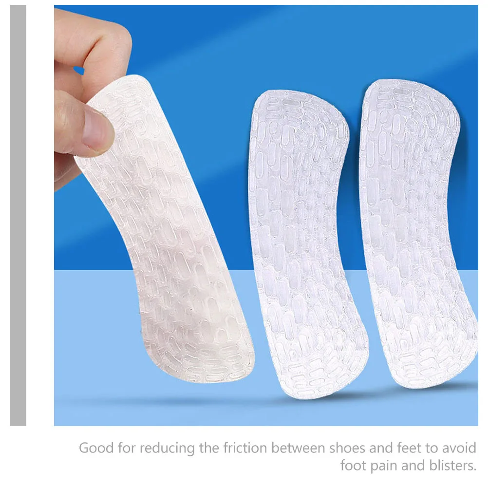 8pcs Anti-Dropping Sticker Durable Wear-Resistant Pads For High Heels Self-Adhesive Heel Liners Non-Slip Foot Protector Heel