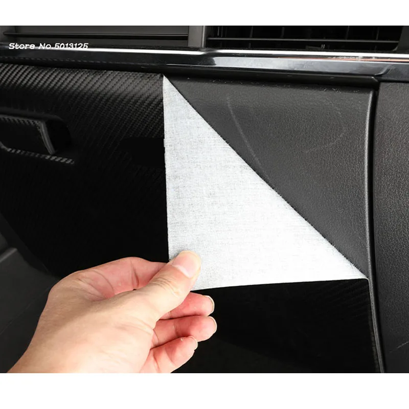 Car Co-pilot Anti-kick Pad Anti-dirty Pad Mat Door Protection Cover Stickers Trim For Mazda 3 Axela 2019 2020 2021 2022