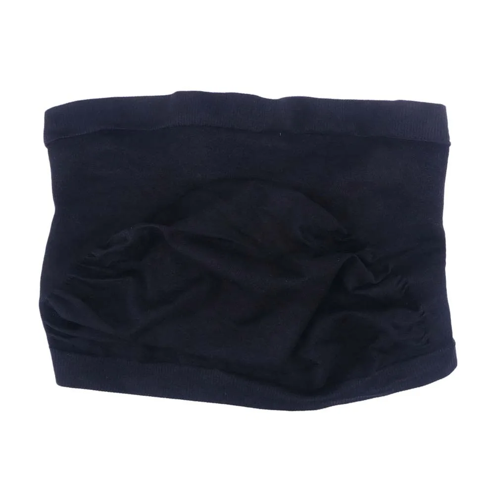

Pregnant Care Belt Soft Breathable Material Extra Support Wide Strap Tightly Knit Waist Seamless Design 2xl Black