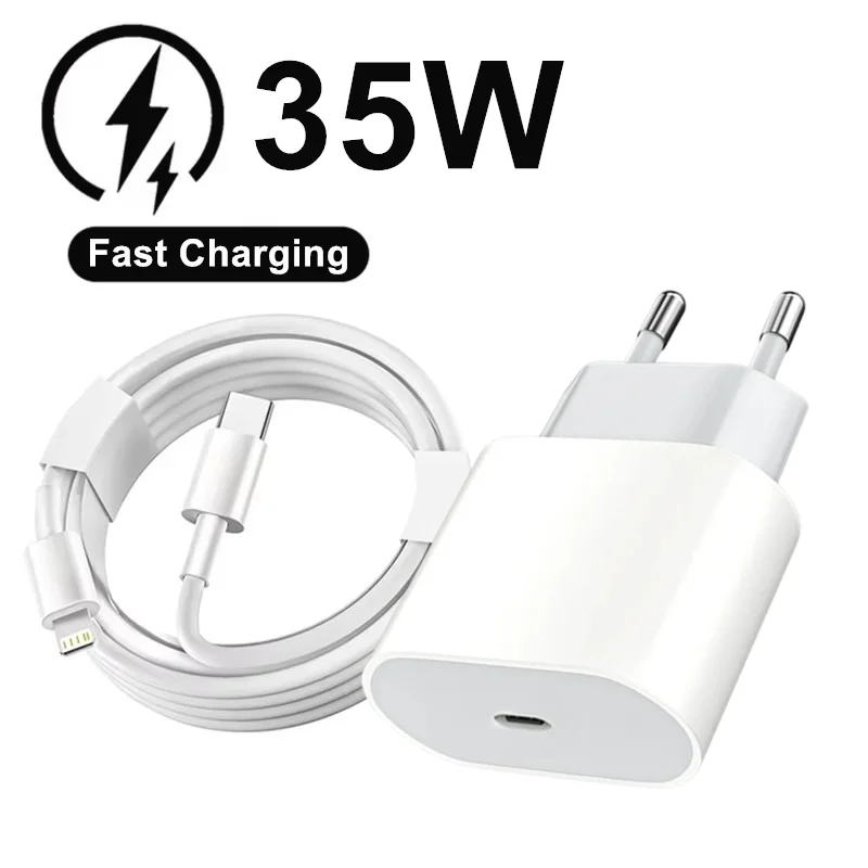 35W PD Fast Charger Cable for iPhone 11 12 13 14 Plus XS Max XR X USB C to Lighting Charge Cord 1m 1.5m 2m 3m PD Charging Cable