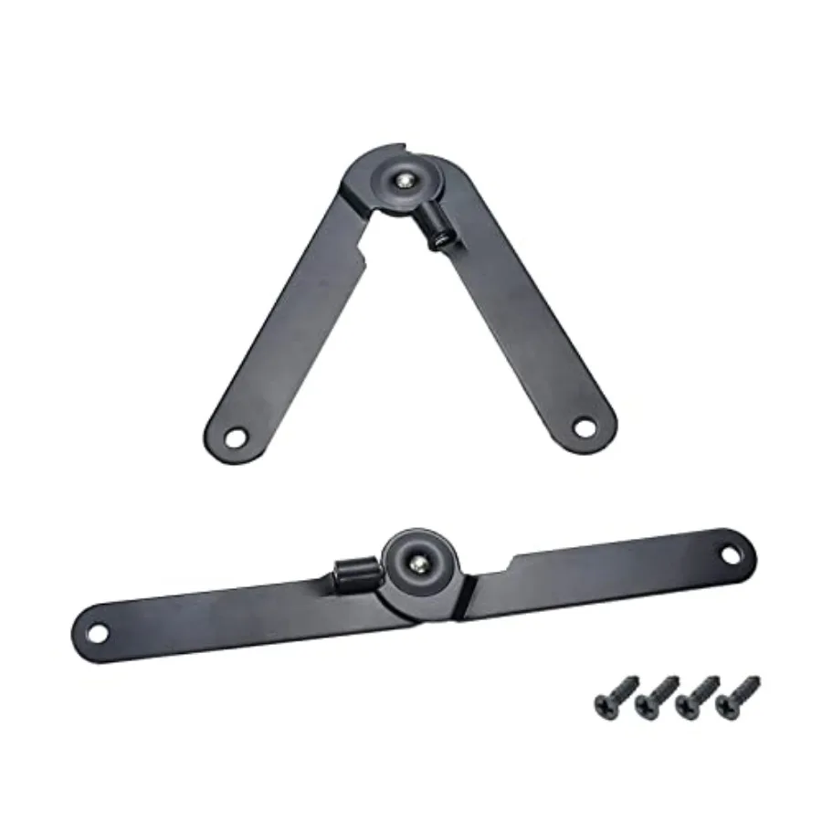 180 Degree Rotatable Support Hinges, 9 Inch Folding Lid Support Hinges for Furniture Cabinet Cupboard Box Jewellery Gift Door H