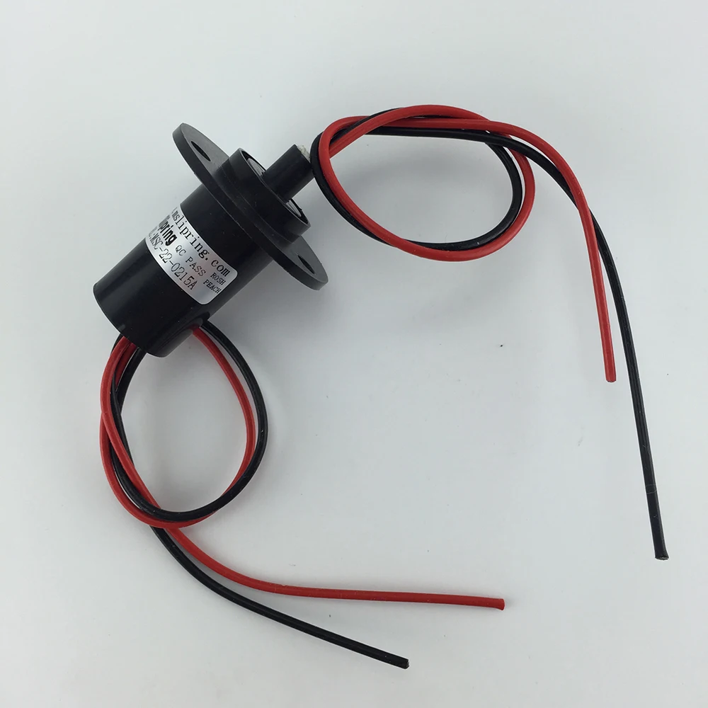 Wind Power Generation High Current Conductive Slip Ring Collector Ring 2-4 Channels 15A Current Diameter 22mm