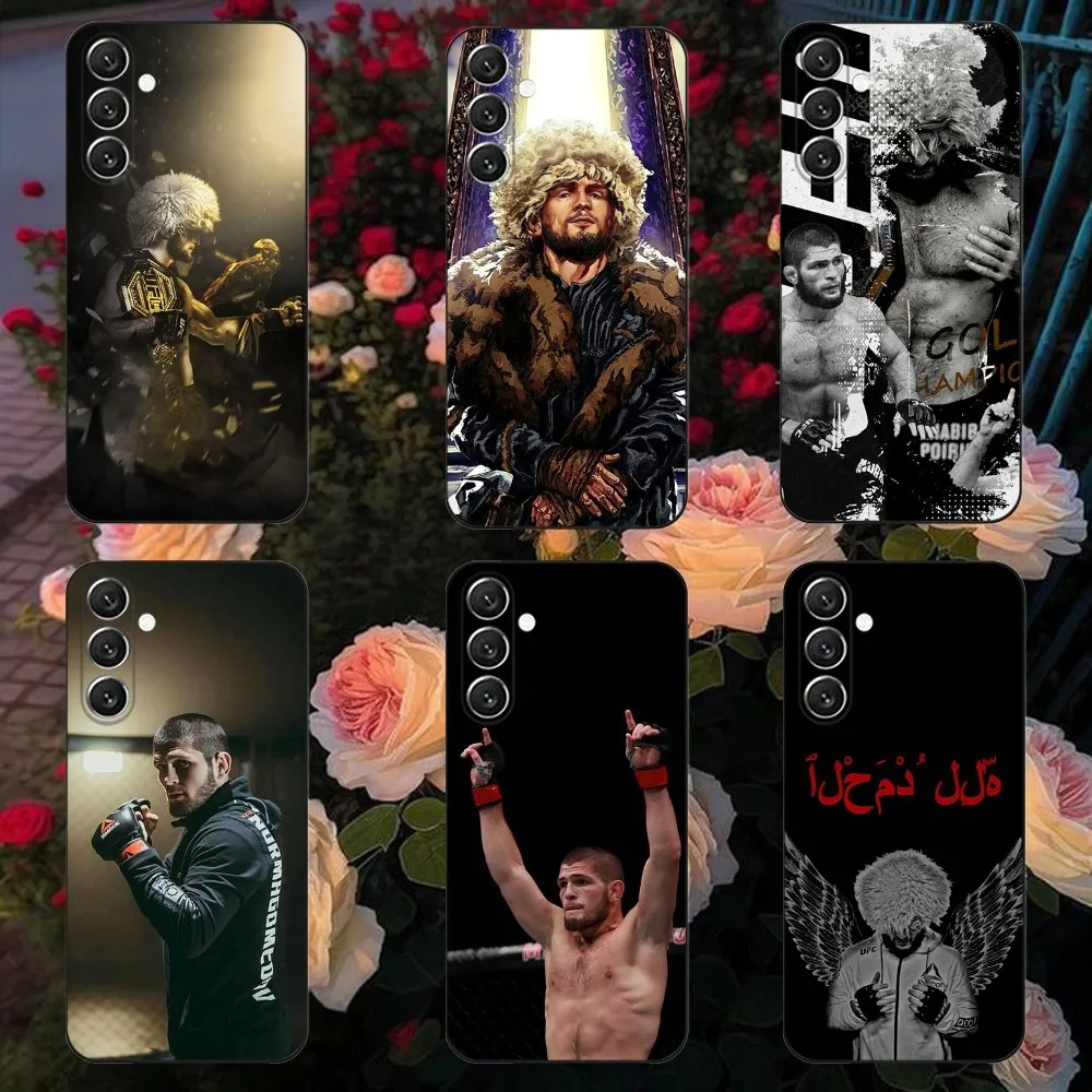 Khabib Nurmagomedov Phone Case For Samsung Galaxy A13,A21s,A22,A31,A32,A52,A53,A71,A80,A91 Soft Black Cover