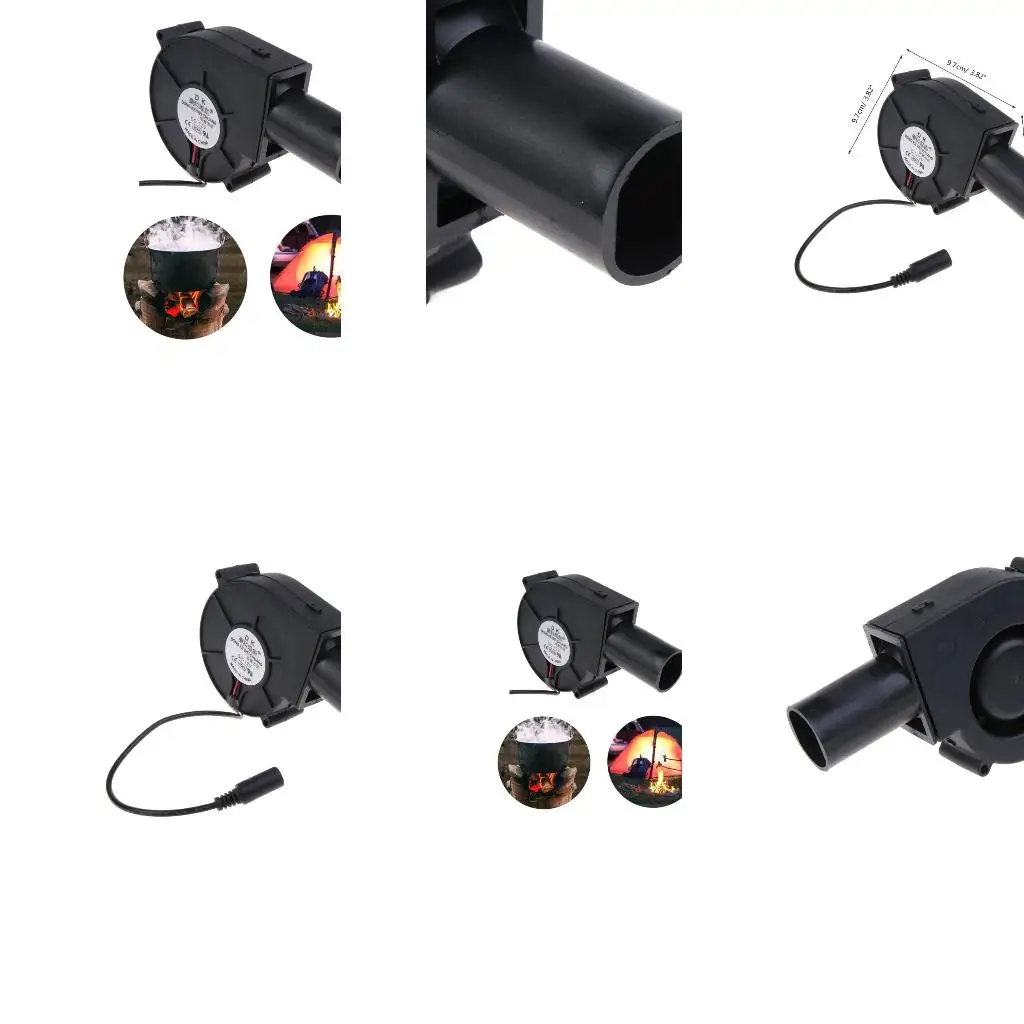 

Новый вентилятор для барбекю, DC2V, 2A, 5500 об/мин, большой объем воздуха для приготовления пищи, дровяная печь, гриль,