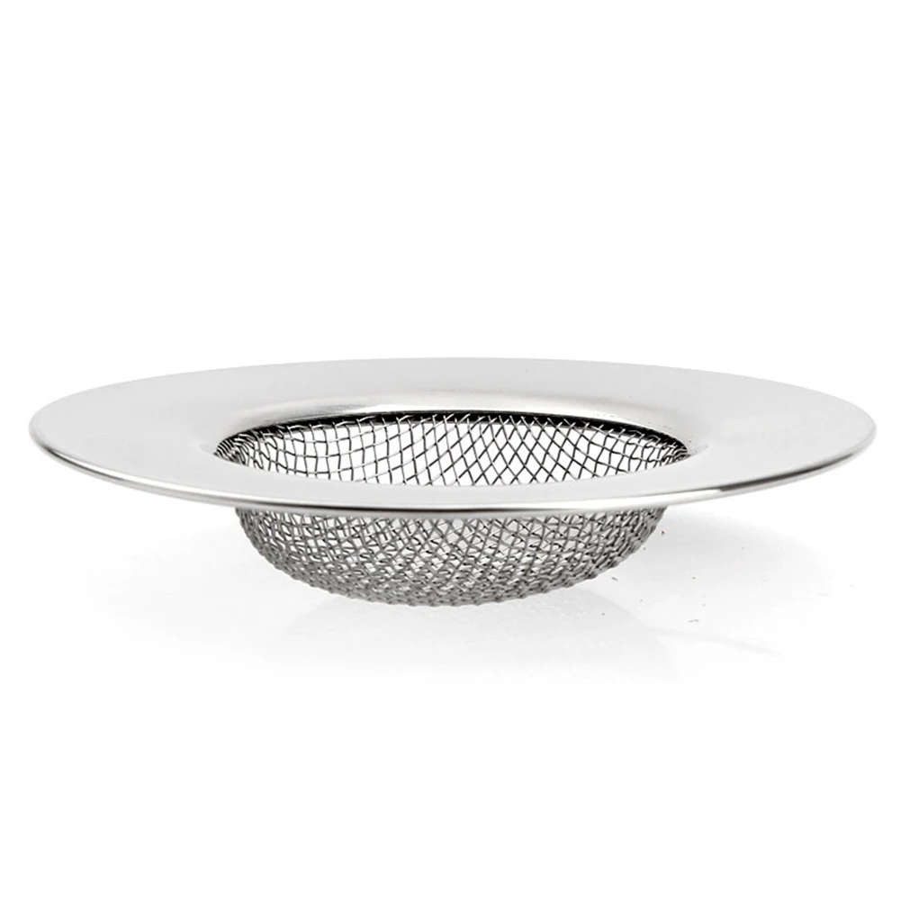 7.5cm Stainless Steel Sewer Filter Sink Strainer Drain Waste Kitchen Accessories Bathroom Hair Colander Home Cleaning Tool