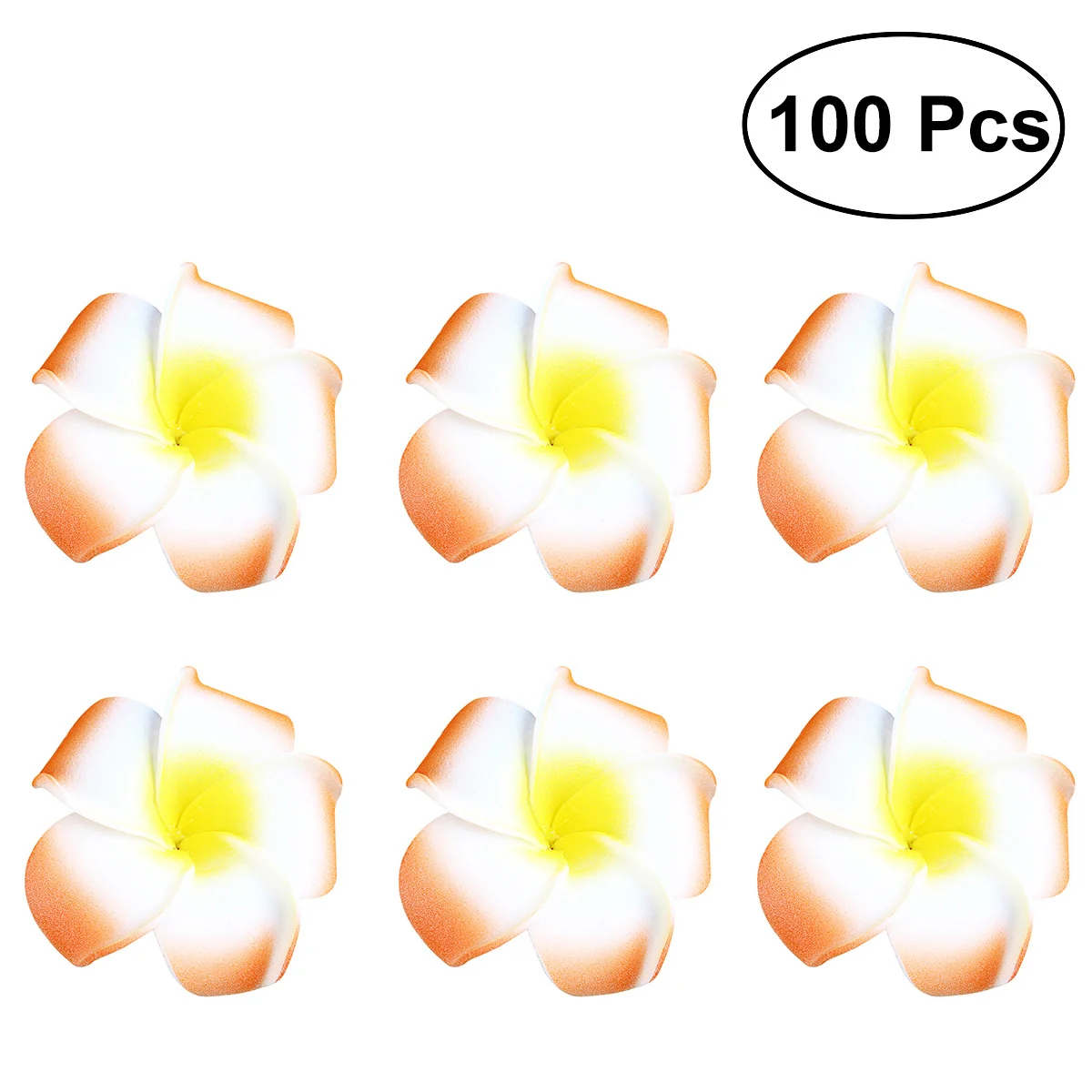 

100Pcs Lifelike Purple Foam Artificial Flowers 6cm Hair Clip Beads Pendants Wedding Party Decoration 6cm Artificial Folower