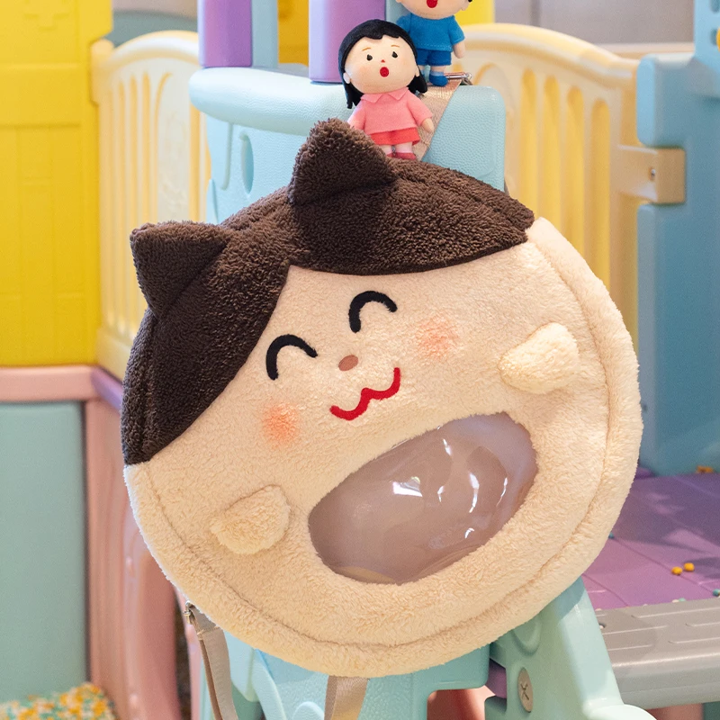 

Official Irasutoya Peripheral Cat Style Ita Bag Cute Small Cat Large Capacity Backpack Doll Storage Bag Ornament Birthday Gift