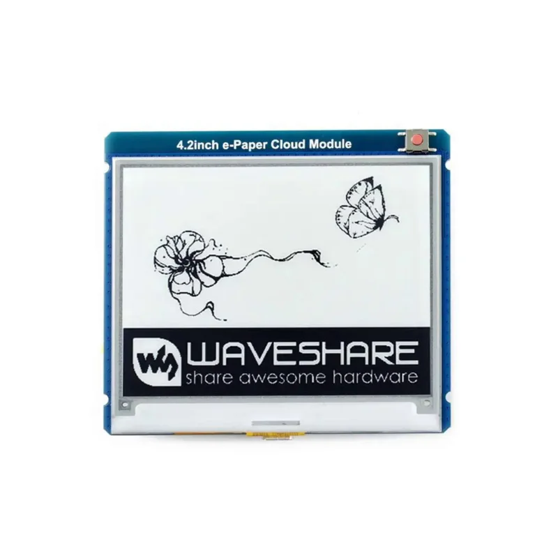 Waveshare 4.2inch E-Paper Cloud Module, 400×300, WiFi Connectivity, Low Power Consumption