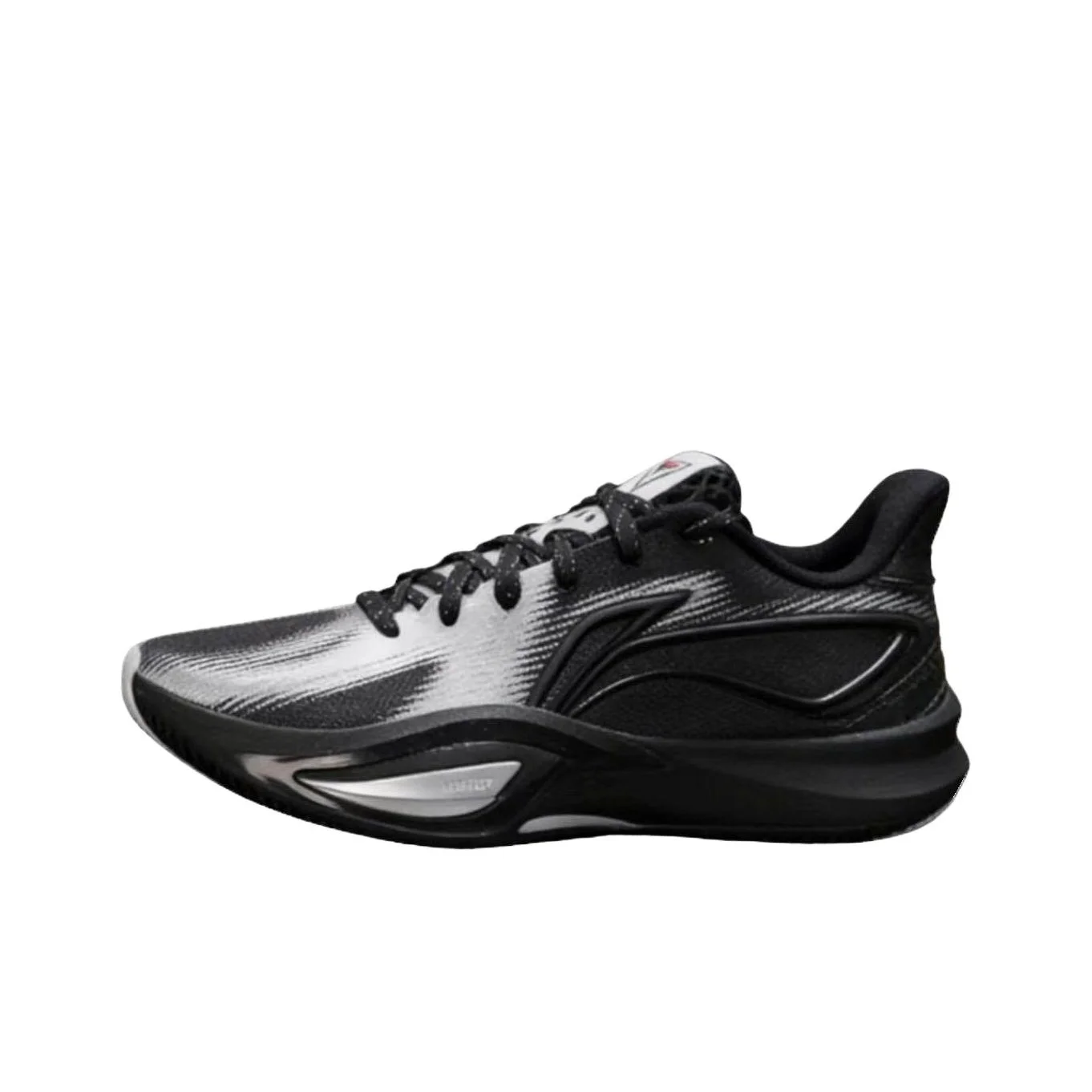 Li Ning Speed 3 Low top Basketball Shoes Men's Black White ABAW007-8