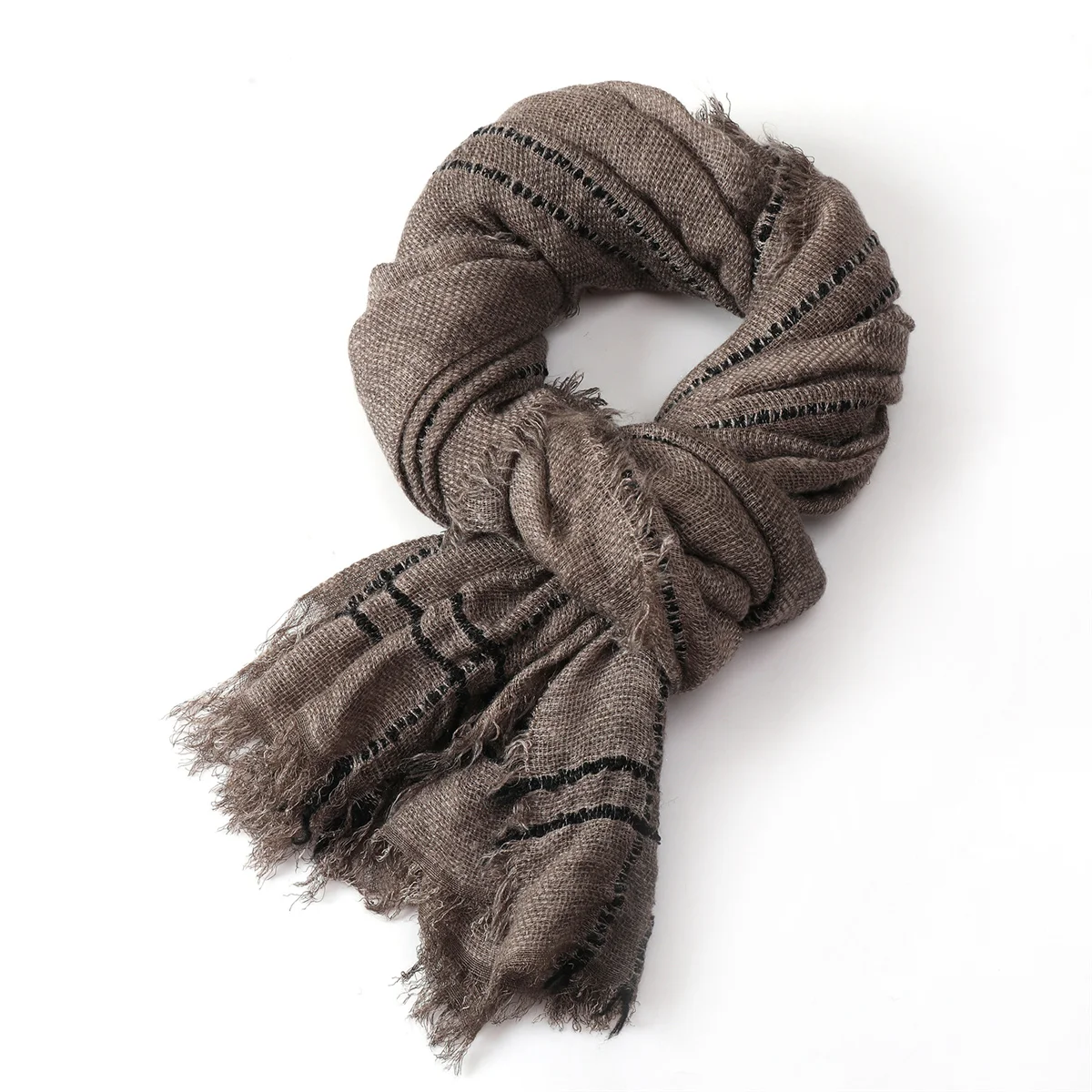 

Cotton Linen Striped Men Scarf Autumn Winter Warm Pashmina Scarves Men's Neckerchief Male Brand Muffler Bufanda Shawl