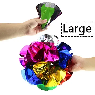 Empty Hand Appearing Flower Ball Spring Flowers Magic Tricks Stage Illusions Gimmick Prop Accessories Appear Large Bouquet Magia