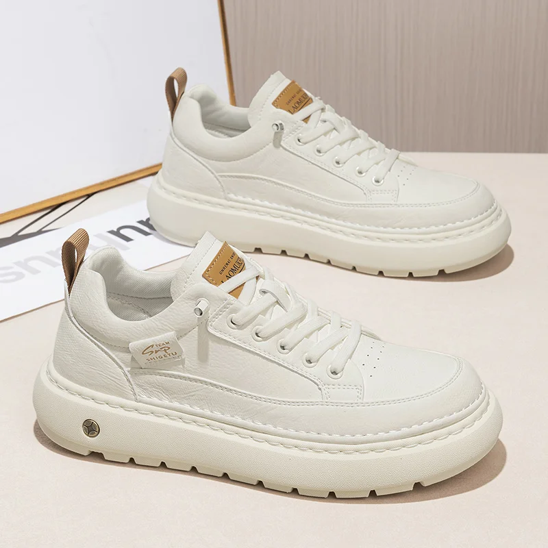 

Men's Canvas Low-Top Sneakers Breathable Lightweight Summer Shoes Fashionable Thick Bottom Casual Board Shoes