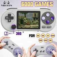 SF2000 Portable Handheld Game Console 3 Inch IPS Retro Video Game Player Built-in 6000 Games For SFC FC GBA Kid Gift AV Output