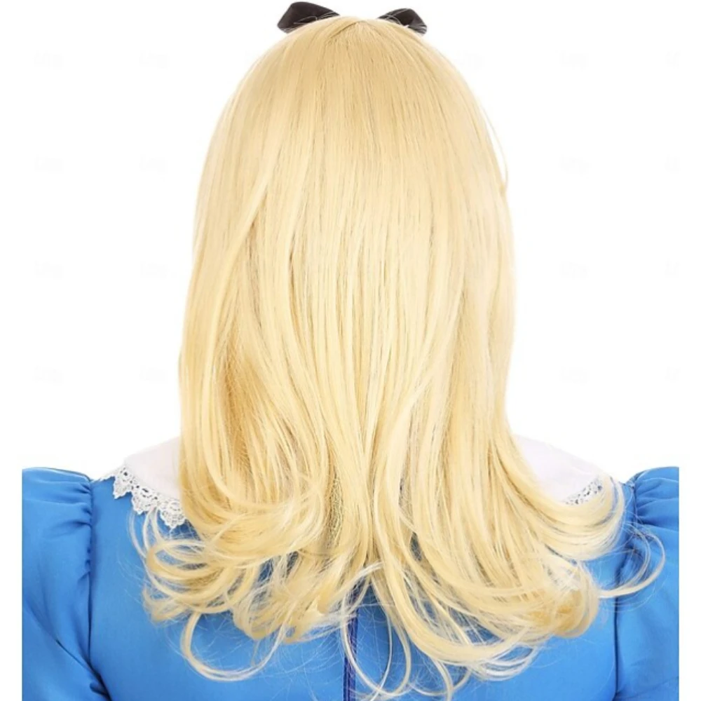 Cosplay Wigs Blonde Straight Synthetic Hair Short Wigs Women Wigs For Party