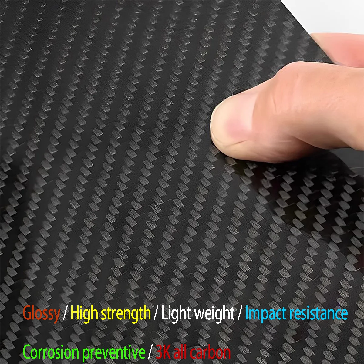 THK=0.2/0.4/0.5/0.6/0.8 -10mm Matte Flat Surface Carbon Plate Panel Sheets High Composite Hardness Material Carbon Fiber Board
