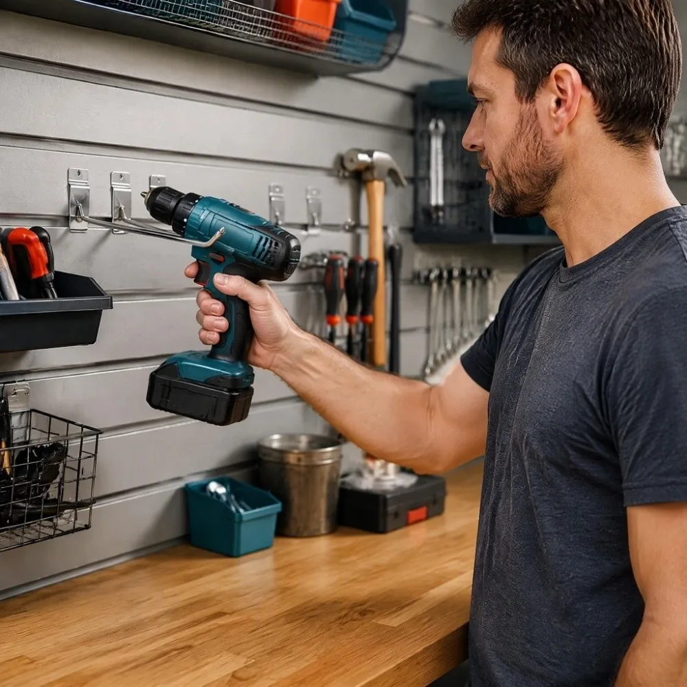 25pcs Durable Heavy Duty Slat Wall Hooks 6 Inches/15 CM Silver Pegboard Hooks Assortment Set Bulk Set Display Hooks Retail