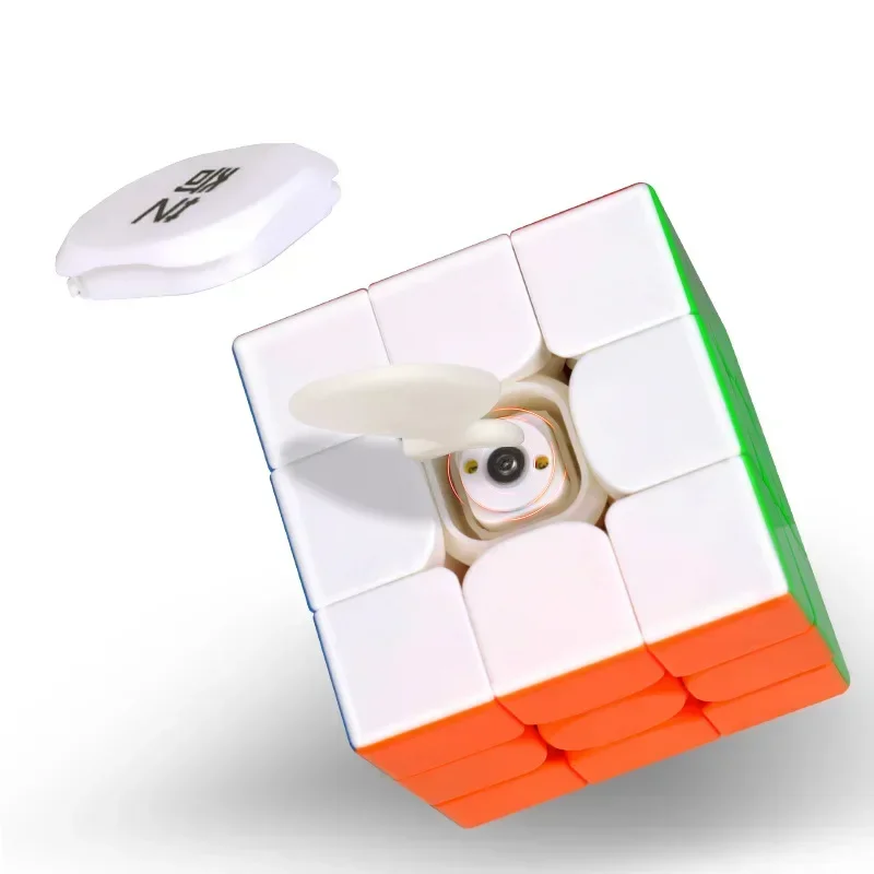 [MeowCube] QiYi Black Mamba V3 3x3 Cubo mágico sin pegatinas Cubo práctico de velocidad para juguete educativo fresco XMD 3x3x3 Cubo