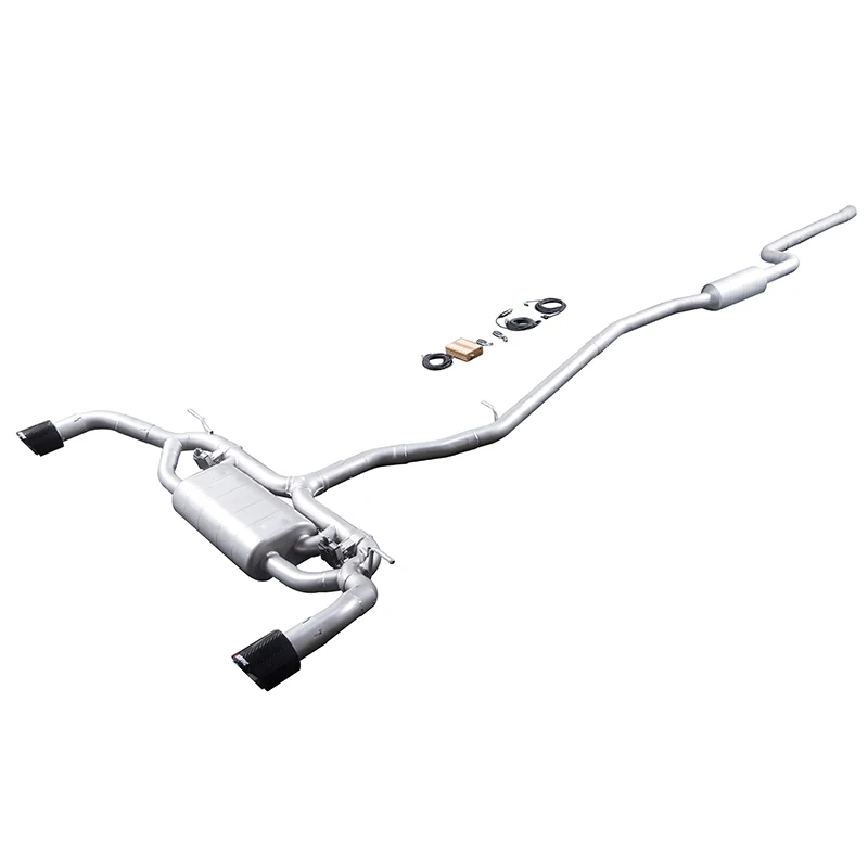 [Custom product] For 10-15 PFor BMW X5 X6 F15 f16 N55 3.0T catback 304 stainless electronic valve silencer exhaust system