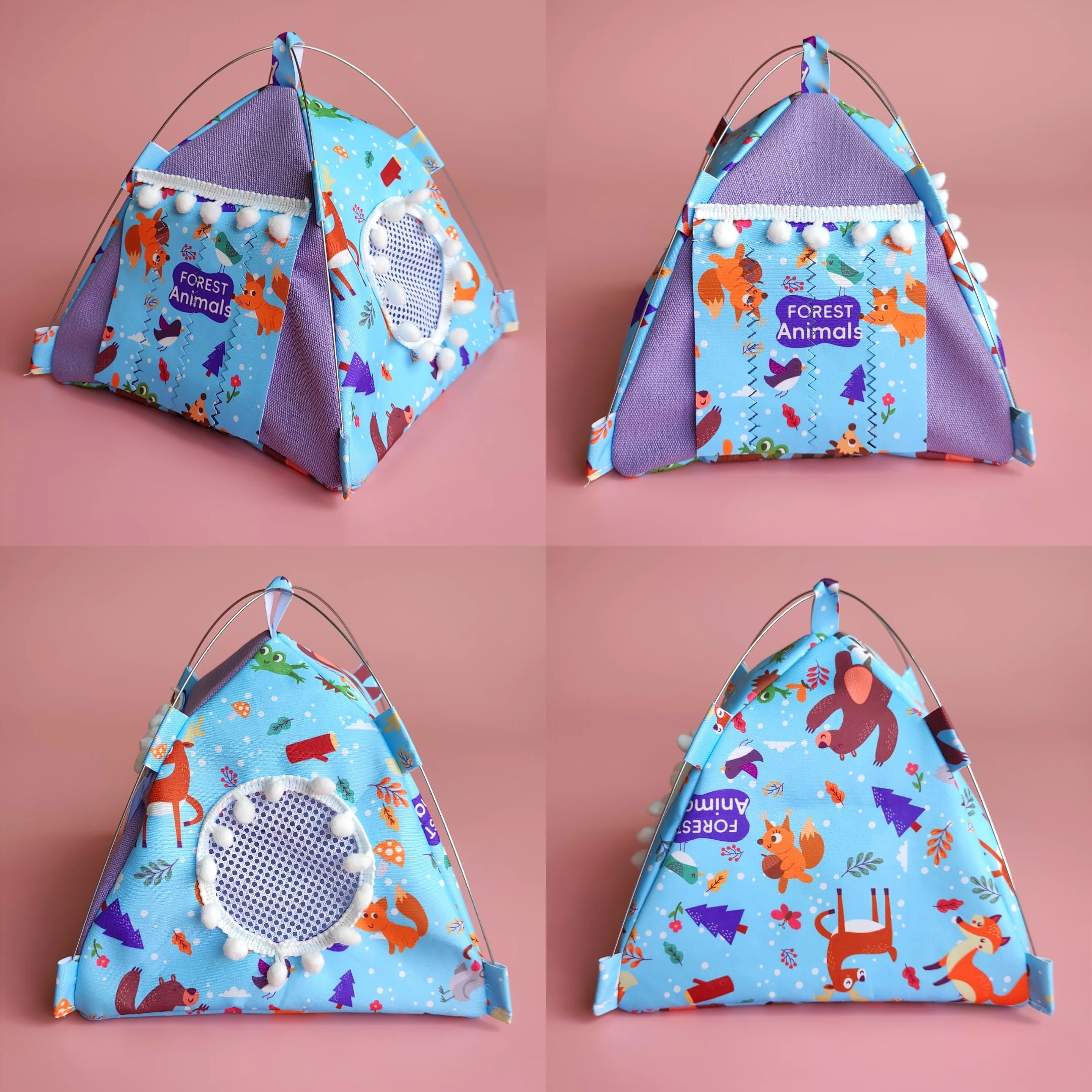 1:12 Dollhouse Simulation 24Pcs Tent Model Micro Doll Furniture Accessories Camping Decoration Toys Scene Children Gift