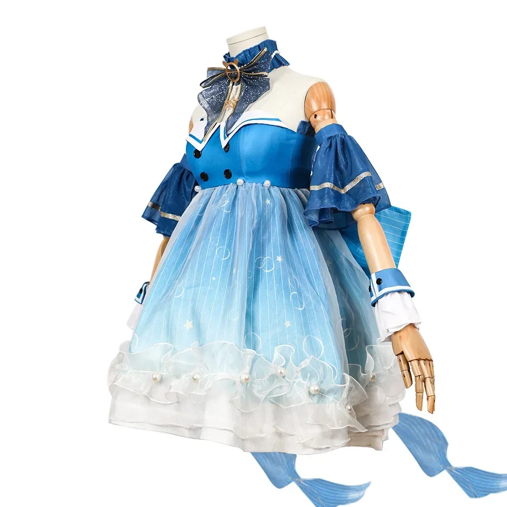 Popular Games Infinity Nikki Cosplay Costume Girl Lolita Blue Dress Princess Uniform Masquerade Carnival Party Clothes Outfit