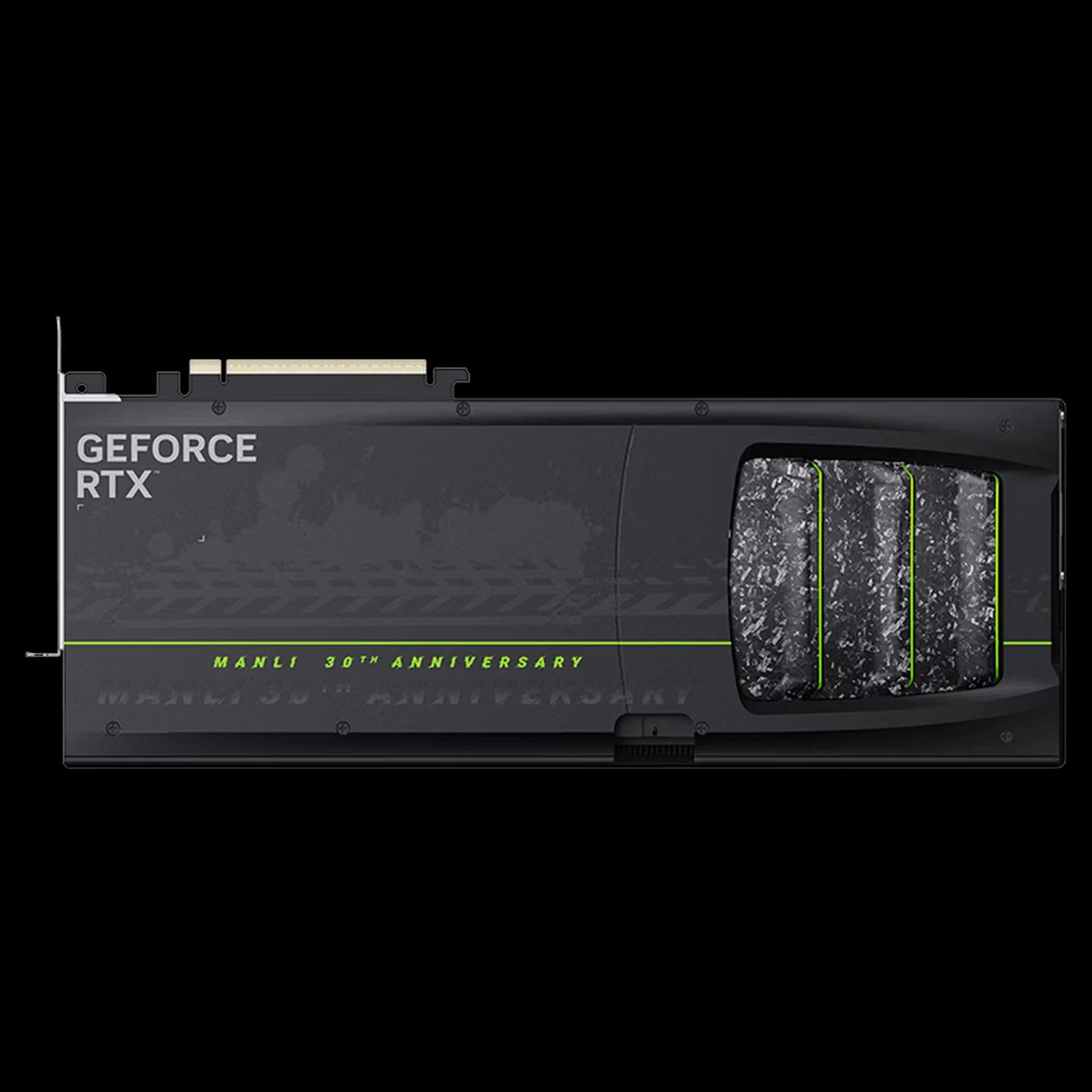 Manli [30th Anniversary Limited Edition] GeForce RTX 5080 OC 16GB GDDR7 DLSS 5 AI Computing Power Carbon Fiber Cover Voice Contr